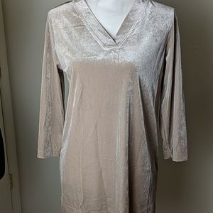 Land's End Velvet Tunic NWT